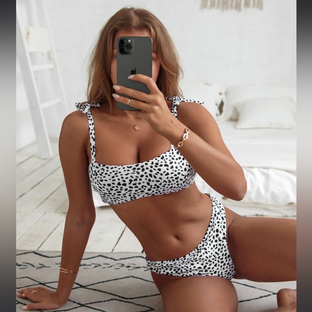 NWOT SHEIN Dalmatian Bikini